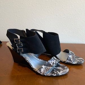 New Snakeskin Print Heels